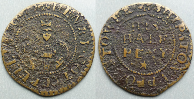 Shipston-on-Stour, Henry Cotterell 1666 halfpenny